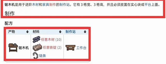 泰拉瑞亚锯木机怎么合成（泰拉瑞亚锯木机的合成需要什么材料）