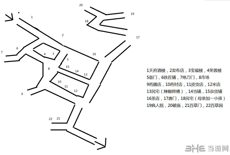 侠客风云传手绘成都标注地图(侠客风云传成都主线任务攻略)