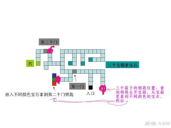 梦之旅2最后一关迷宫钥匙在哪(梦之旅2游戏攻略第十二关)