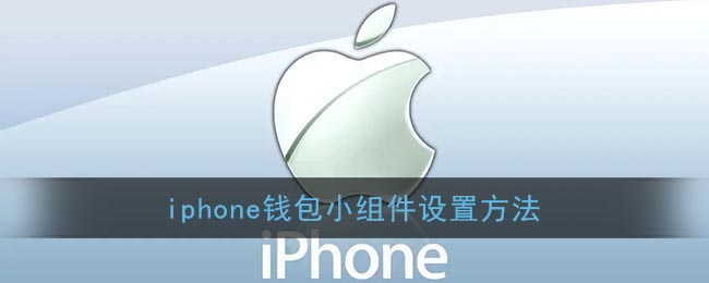 iphone钱包小组件设置方法(iphone钱包怎么调整顺序)