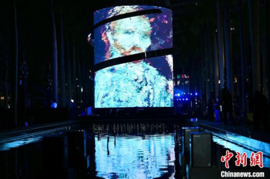 结合梵高画作与现代科技 “梵高·乐印”展亮相香港