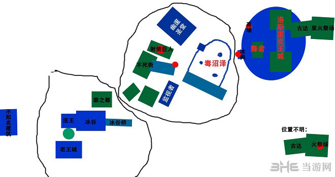 黑暗之魂3世界地图及攻略路线图分享(黑魂3 世界地图)